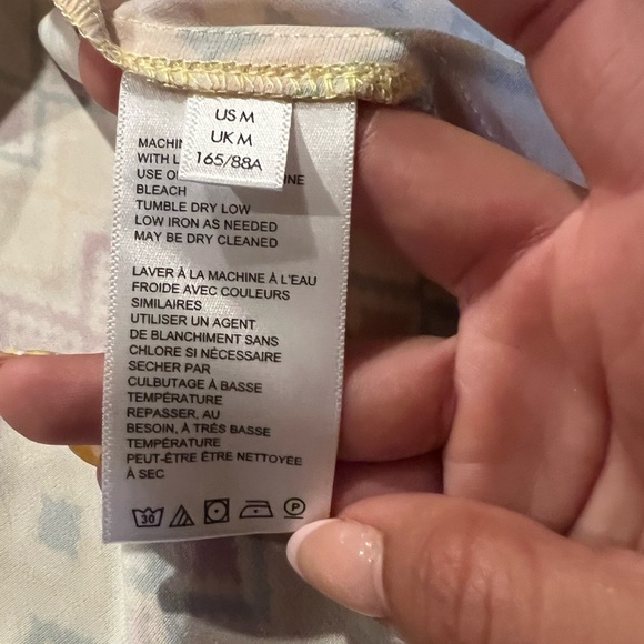 Urban Outfitters Yellow and Pink Midi Dress - Picture 6 of 7